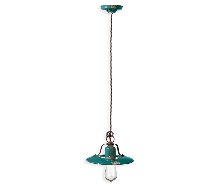 obrazek 6 Włoska lampa wisząca w stylu retro