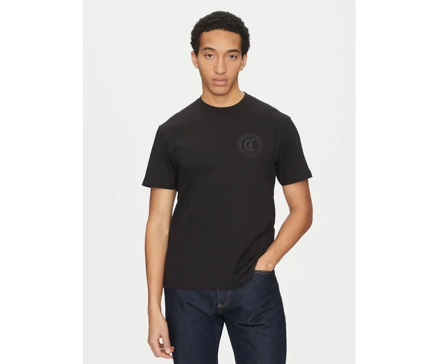 obrazek 1 Just Cavalli T-Shirt 78OAHT01 Czarny Regular Fit