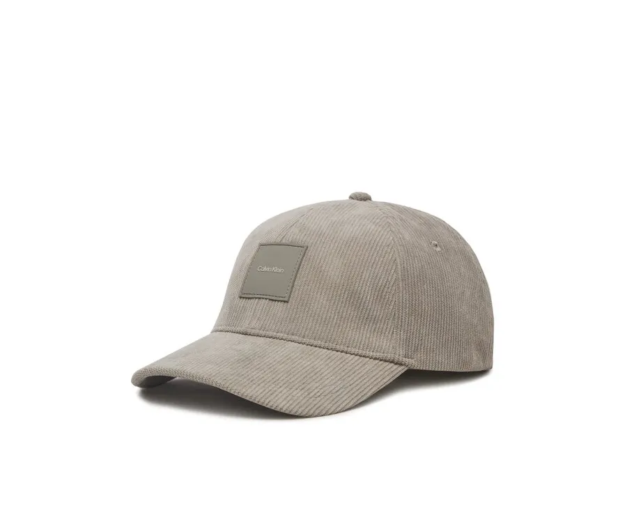 obrazek 1 Calvin Klein Czapka z daszkiem Corduroy K50K512612 Écru