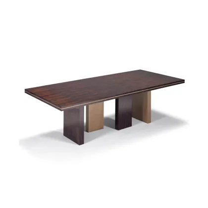 Picture Wooden Moliere table for the dining room or living room