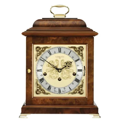 Zdjęcie Oryginalny zegar kominkowy Georgian Basket