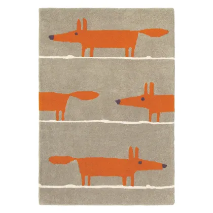 Zdjęcie Ekskluzywny szaro pomarańczowy dywan dziecięcy – Brink & Campman