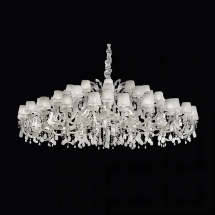 Picture Metal and glass chandelier VE 982/60