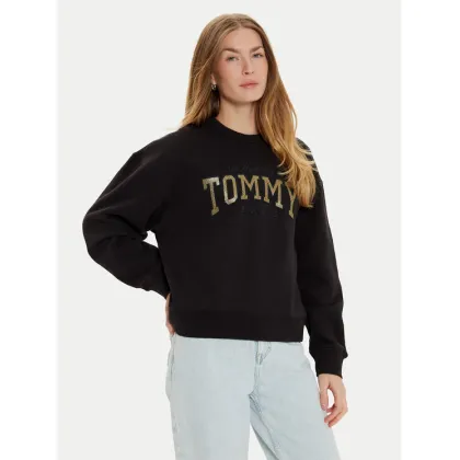 Zdjęcie Tommy Jeans Bluza Varsity DW0DW19845 Czarny Boxy Fit