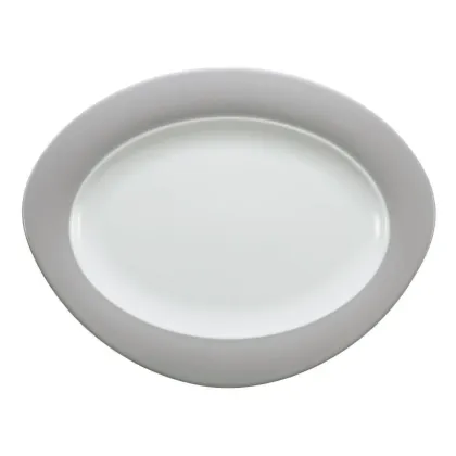 Zdjęcie Owalny porcelanowy półmisek do serwowania 30,5x24 cm - Seltmann Weiden