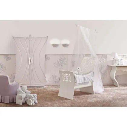 Zdjęcie Stylowy komplet mebli do pokoju niemowlaka - Halley