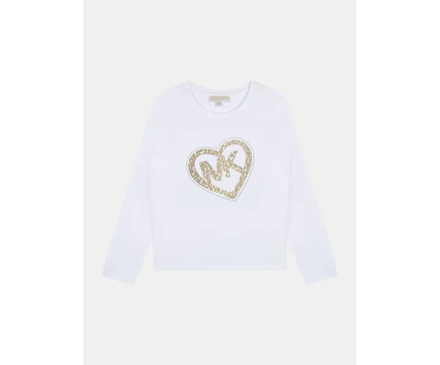 obrazek 1 MICHAEL KORS KIDS Bluzka R30144 D Biały Regular Fit