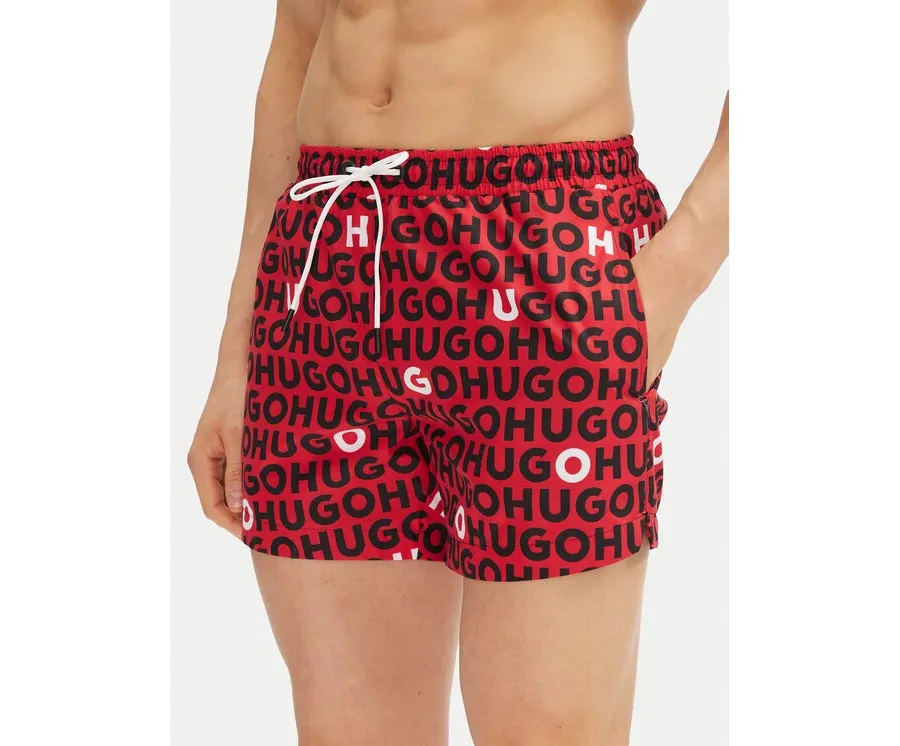 obrazek 1 HUGO Szorty kąpielowe Tortuga 50535412 Czerwony Regular Fit