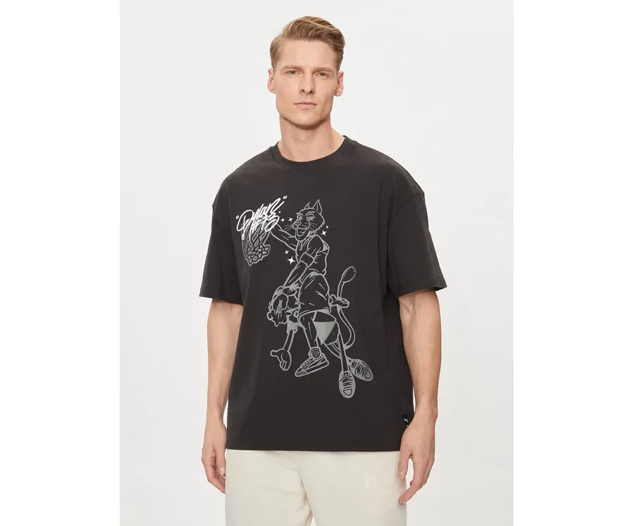 obrazek 1 Puma T-Shirt Dylan s Gift Shop 625282 Czarny Regular Fit