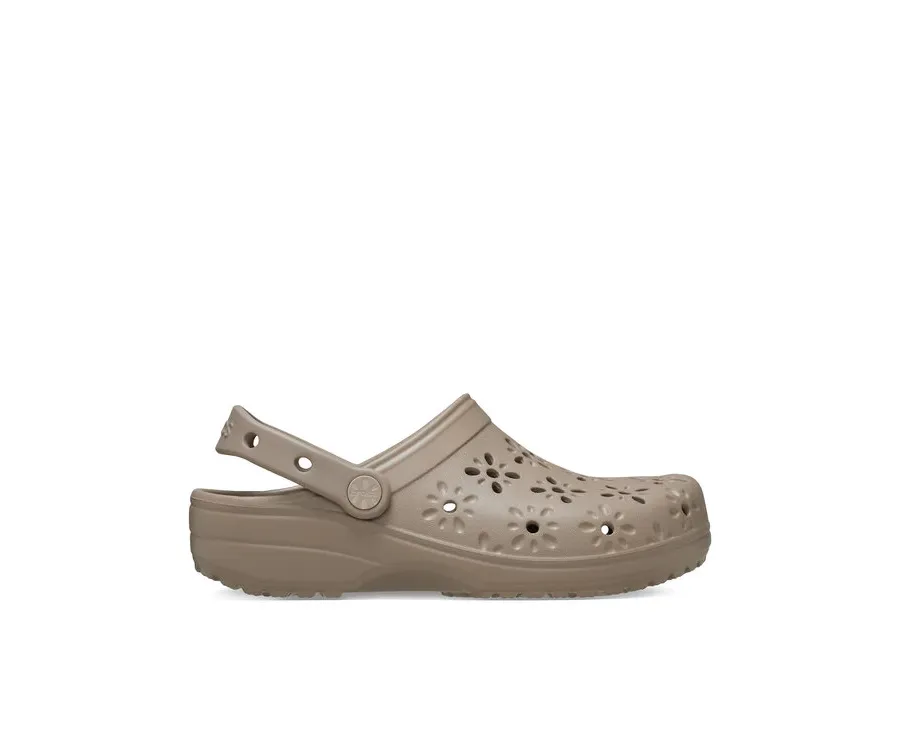 obrazek 1 Crocs Klapki Classic Floral Cut Out Clog 210927 Brązowy