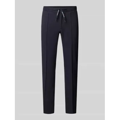 Zdjęcie Spodnie do garnituru o kroju slim fit z przeszytymi kantami