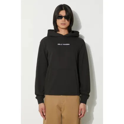Zdjęcie Helly Hansen bluza męska kolor czarny z kapturem z aplikacją 53533