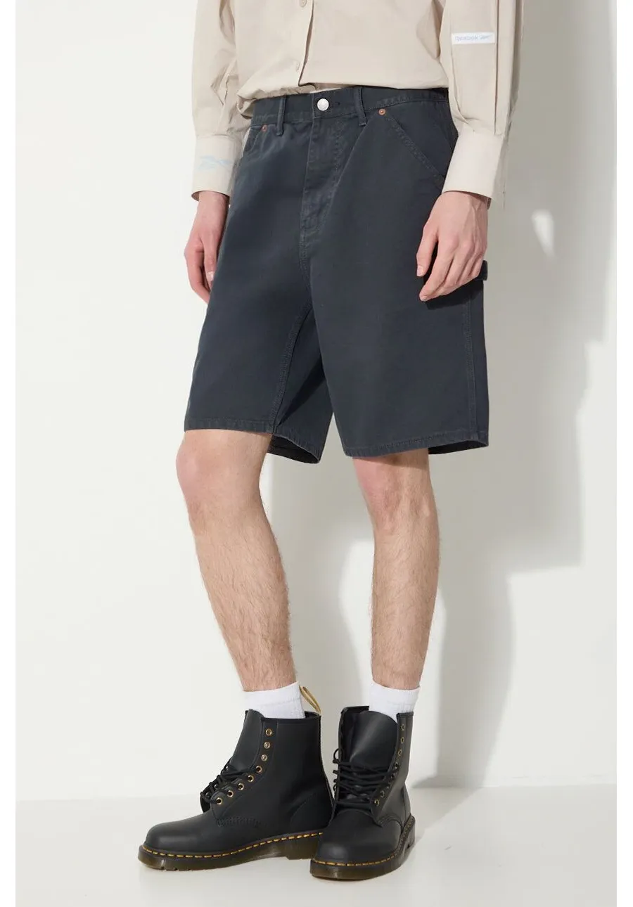 obrazek 1 thisisneverthat szorty jeansowe Carpenter Short męskie kolor granatowy TN241WSOKS05