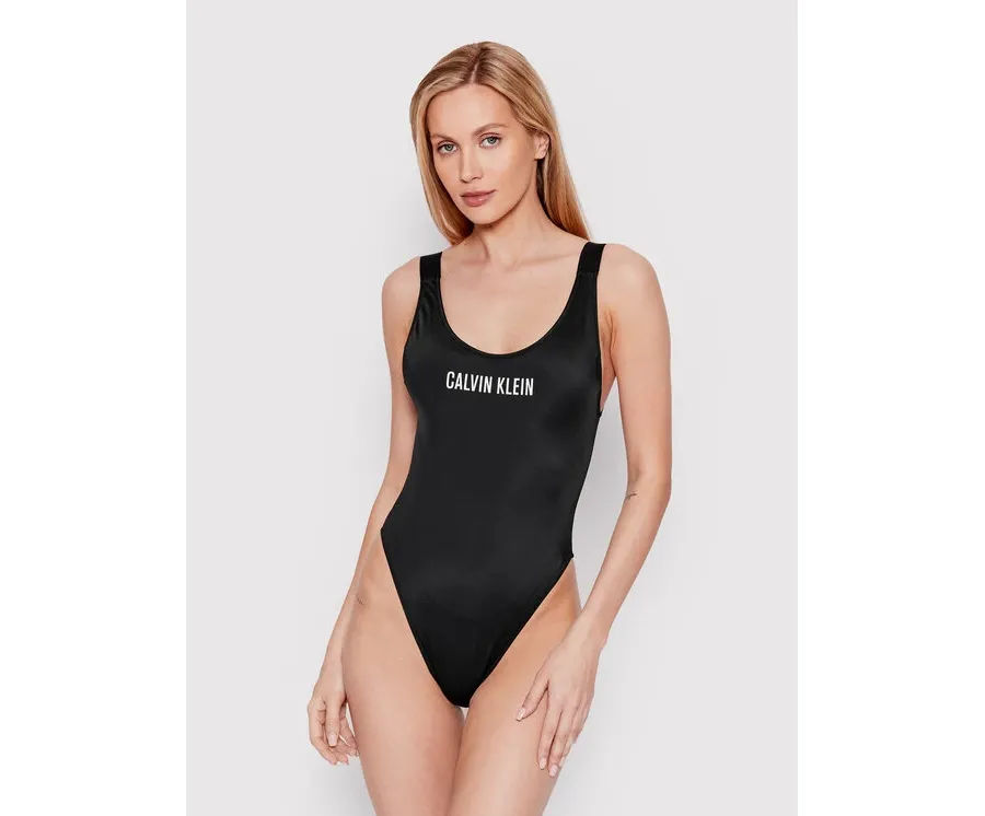 obrazek 1 Calvin Klein Swimwear Strój kąpielowy Scoop KW0KW01599 Czarny