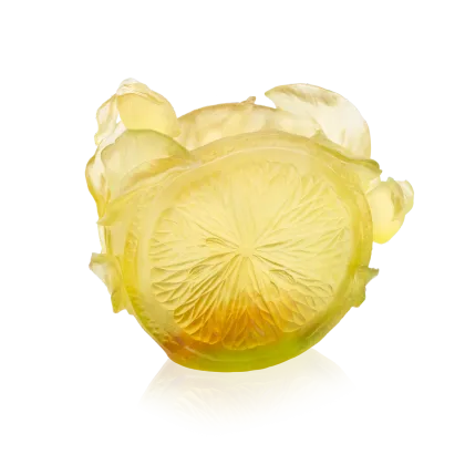 Zdjęcie Dekoracyjny duży wazon w kształcie cytrusa – marka Daum