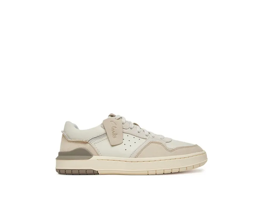 obrazek 1 Clarks Sneakersy Courtlite2 Lo 26181290 Écru