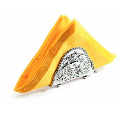 Picture Metal napkin holder, decorated