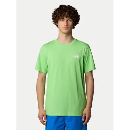 Zdjęcie The North Face T-Shirt SS Simple Dome NF0A87NG Zielony Regular Fit
