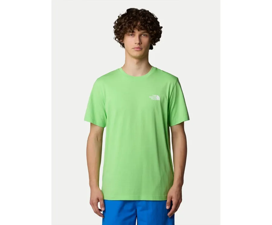 obrazek 1 The North Face T-Shirt SS Simple Dome NF0A87NG Zielony Regular Fit
