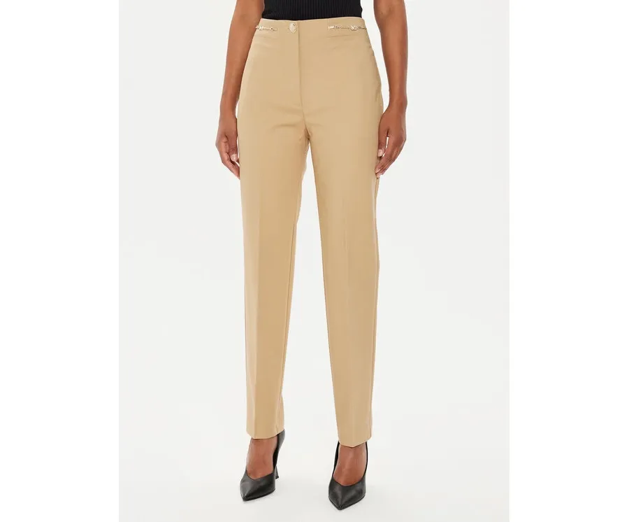 obrazek 1 Marciano Guess Spodnie materiałowe Alice 4YGB09 7124A Beżowy Regular Fit