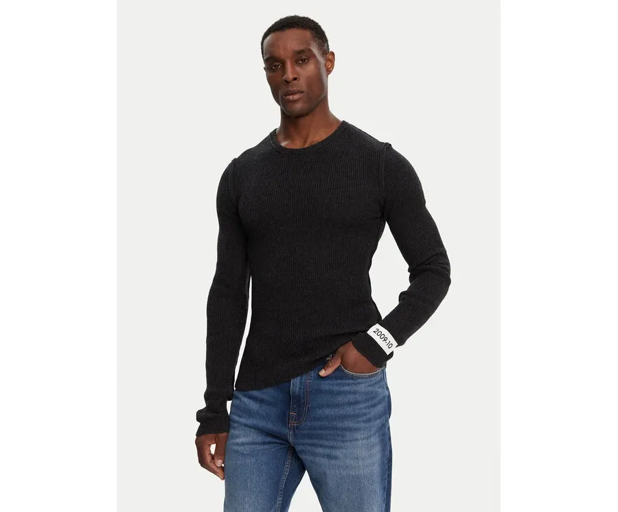obrazek 1 Dolce&Gabbana Sweter GXX64T JFMDZ Szary Regular Fit