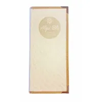 Zdjęcie Wyprodukowane we Włoszech etui na menu w postaci karty na wino