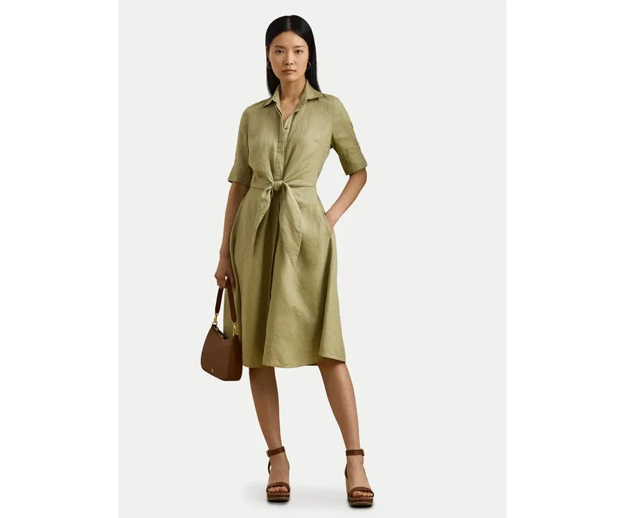 obrazek 1 LAUREN RALPH LAUREN Sukienka koszulowa 200905667015 Zielony Regular Fit