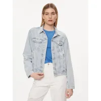 Zdjęcie Tommy Jeans Kurtka jeansowa Flag DW0DW18331 Niebieski Regular Fit