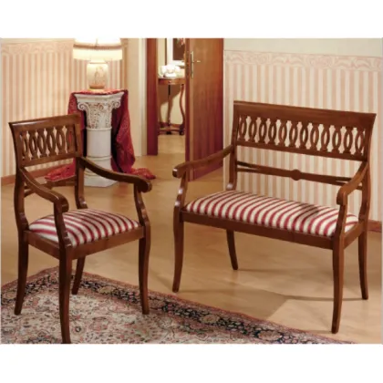 Zdjęcie Fotel tapicerowany, gustowny, włoski mebel - Fratelli Mirandola