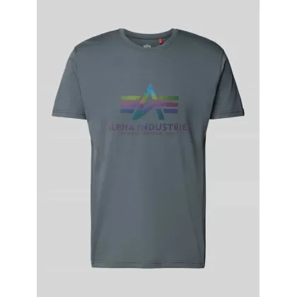 Zdjęcie Alpha Industries T-Shirt Basic 100501 Szary Regular Fit