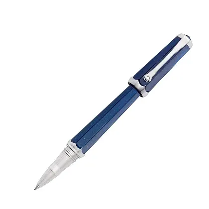 Zdjęcie Zmysłowe Niebieskie Pióro Kulkowe Piccola Montegrappa