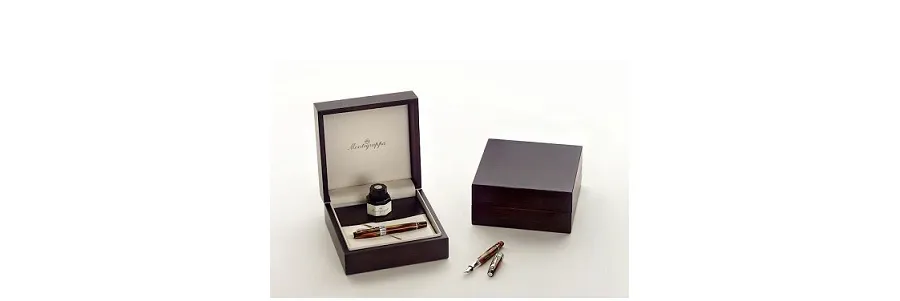 obrazek 5 Diamonds Fountain Pen EXTRA 1930 Black&White Montegrappa