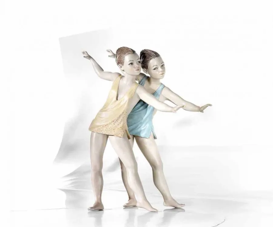 obrazek 1 Porcelanowa figurka pary baletnic - Sibania
