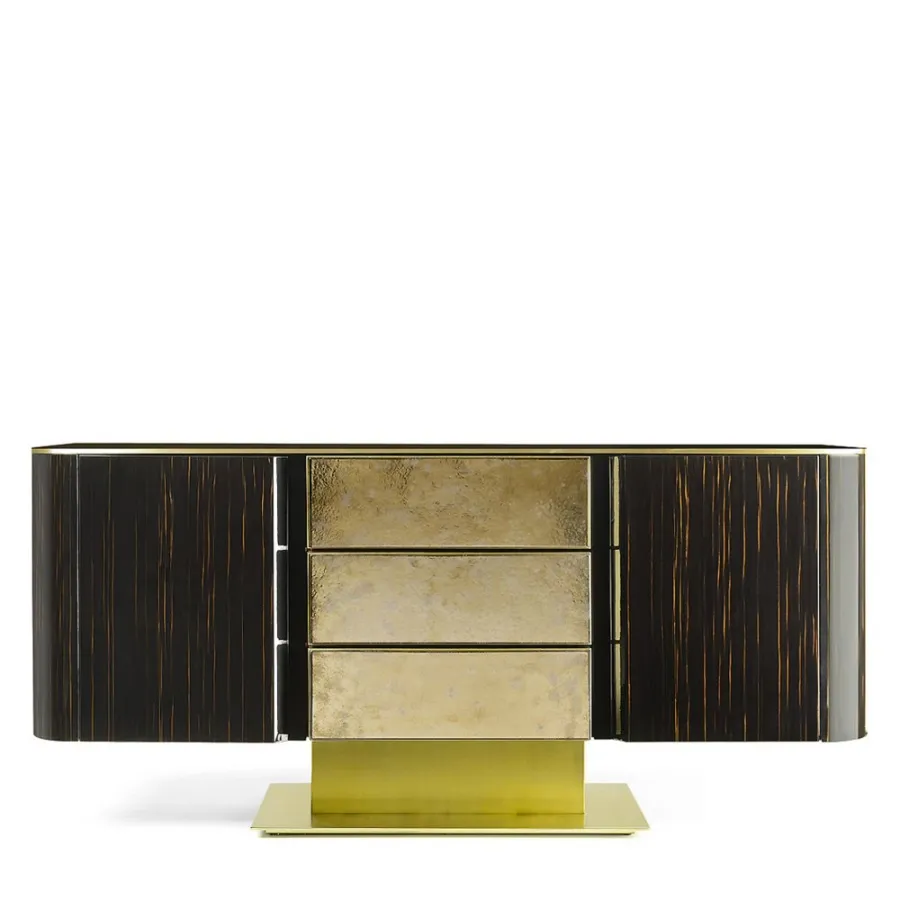 obrazek 6 Komoda z dwoma drzwiami i trzema szufladami H.80xL.180xP.45 cm