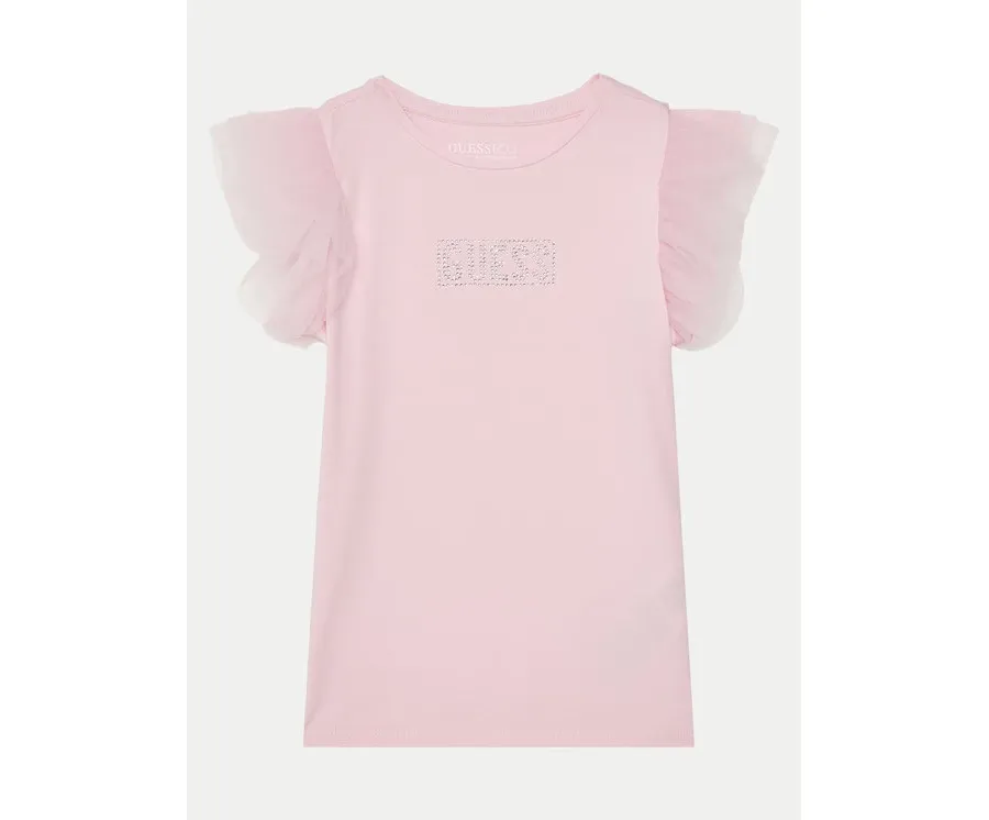 obrazek 1 Guess T-Shirt J5RI17 K6YW4 Różowy Regular Fit