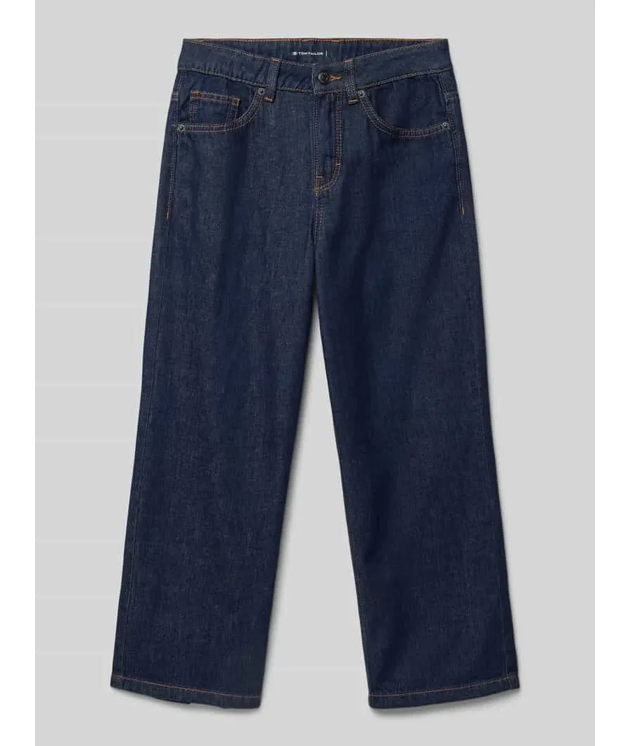 obrazek 1 Jeansy o kroju baggy fit z bawełny