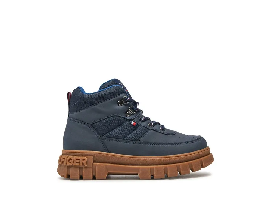 obrazek 1 Tommy Hilfiger Trzewiki Lace-Up Bootie T3X5-33707-1492 S Granatowy