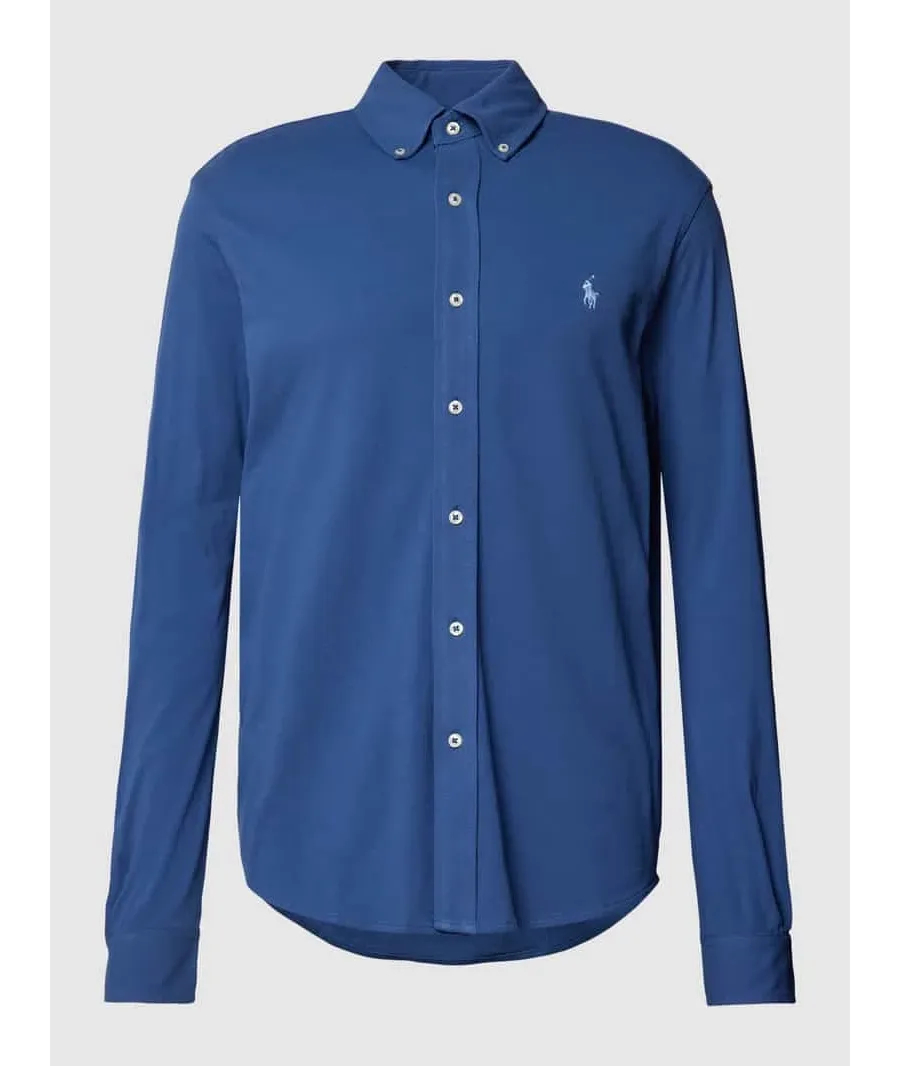 obrazek 1 Koszula casualowa o kroju slim fit z wyhaftowanym logo