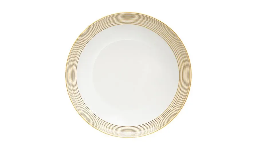 obrazek 1 Oryginalny talerz porcelanowy Golden Orbit do zupy