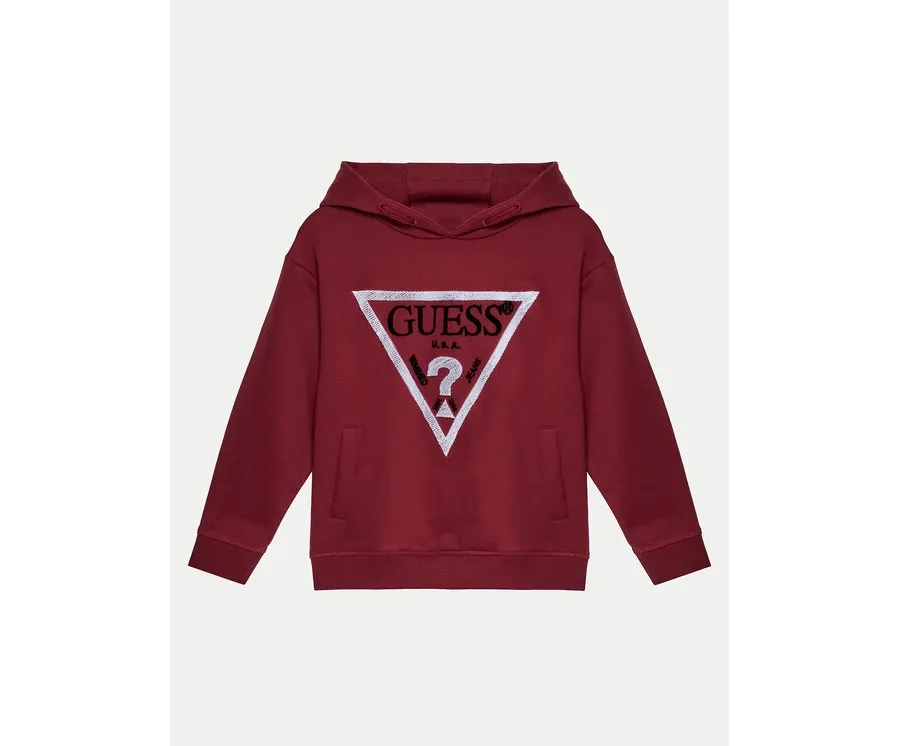 obrazek 1 Guess Bluza L4RQ23 KAD74 Bordowy Regular Fit