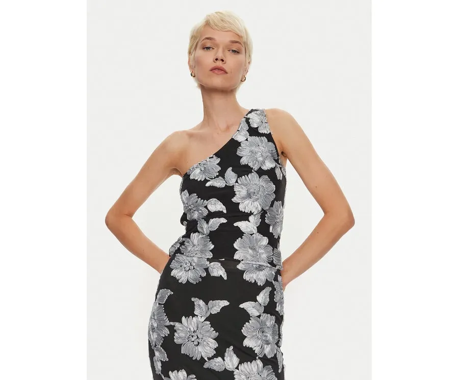 obrazek 1 ROTATE Bluzka Darha 1130411206 Czarny Slim Fit