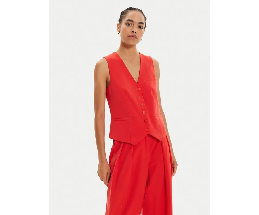 obrazek 1 STAUD Kamizelka Brett R24P1100ST Czerwony Regular Fit