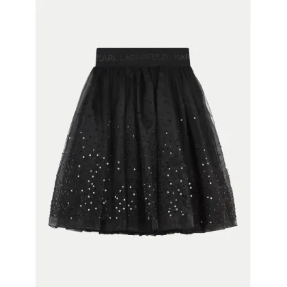 Zdjęcie Karl Lagerfeld Kids Spódnica tiulowa Z30199 S Czarny Regular Fit