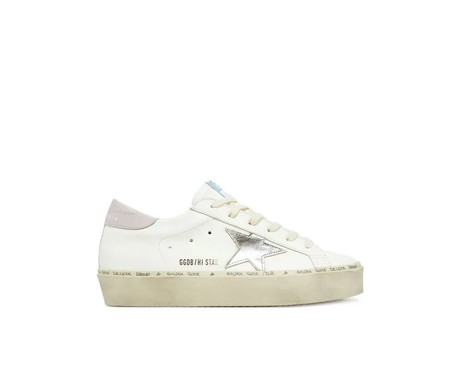 obrazek 1 GOLDEN GOOSE Sneakersy Hi Star Classic With List GWF00118.F006845.10527 Biały