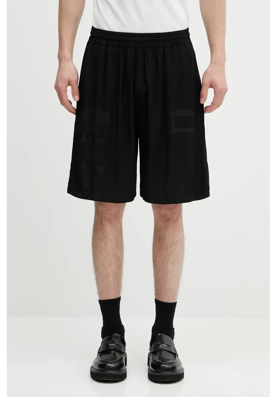 obrazek 1 Aries szorty Ancient Column Luxe Shorts kolor czarny gładkie AR3080103