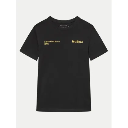 Zdjęcie Calvin Klein Jeans T-Shirt IB0IB02236 Czarny Regular Fit