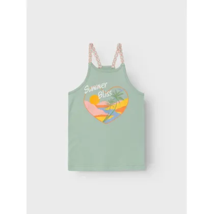 Zdjęcie NAME IT Top Hetara 13229258 Zielony Regular Fit