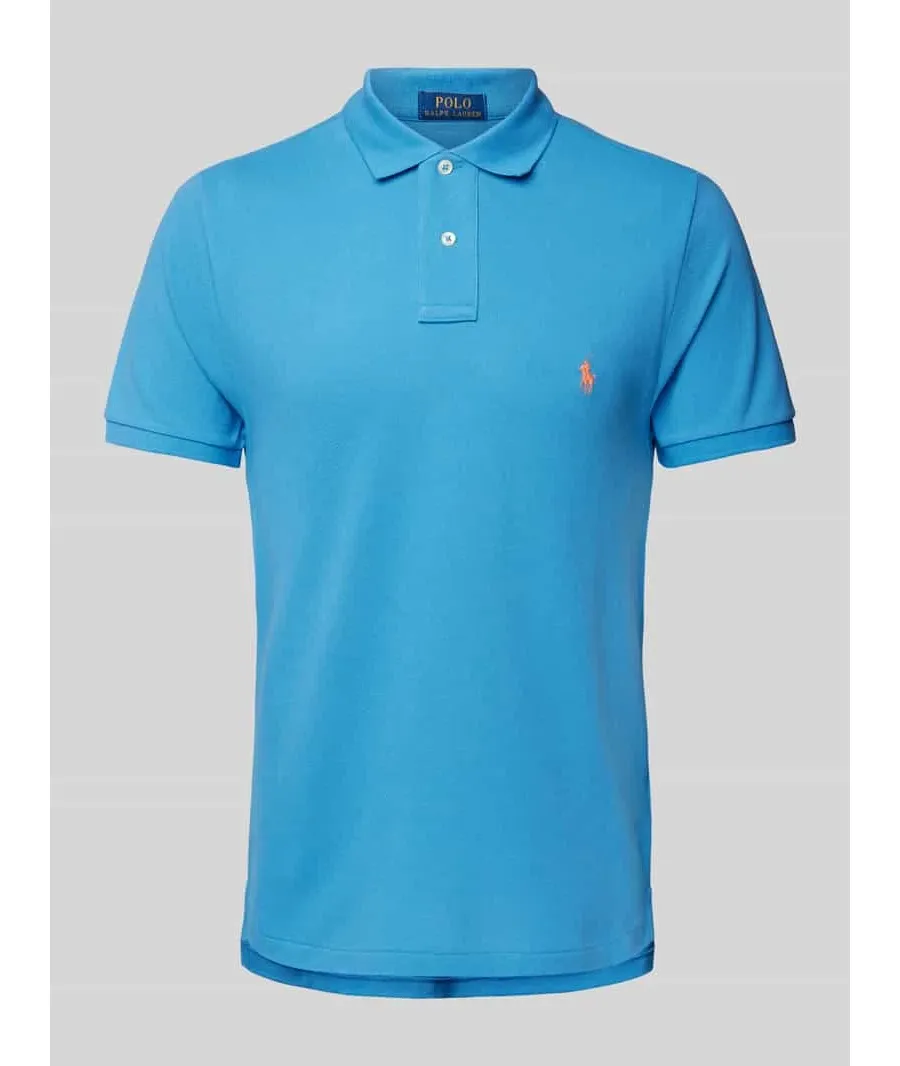 obrazek 1 Koszulka polo o kroju custom fit z czystej bawełny