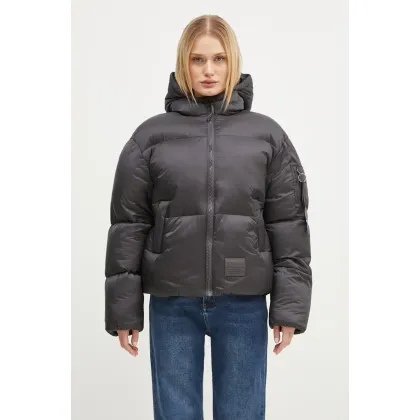 Zdjęcie Alpha Industries kurtka damska kolor szary zimowa 148006