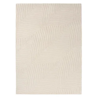Zdjęcie Oryginalny beżowy dywan geometryczny - FOLIA STONE 38301